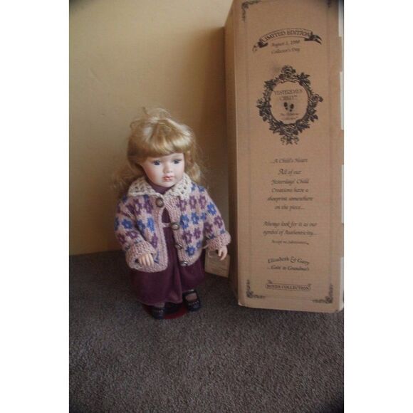 porcelain doll boyd elizabeth going to grandma goin dollstone as is 1998 girl - Picture 1 of 9